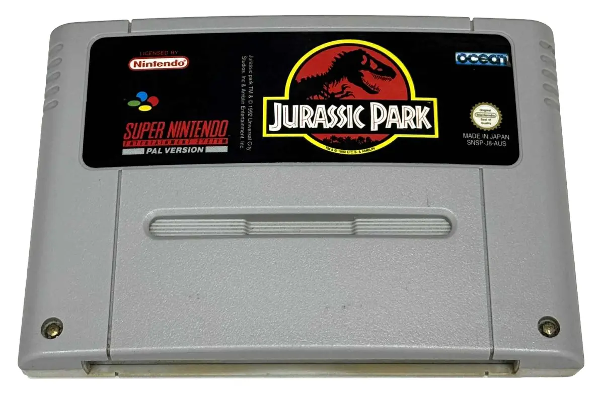 Jurassic Park Super Nintendo Snes Pal (Preowned) 1