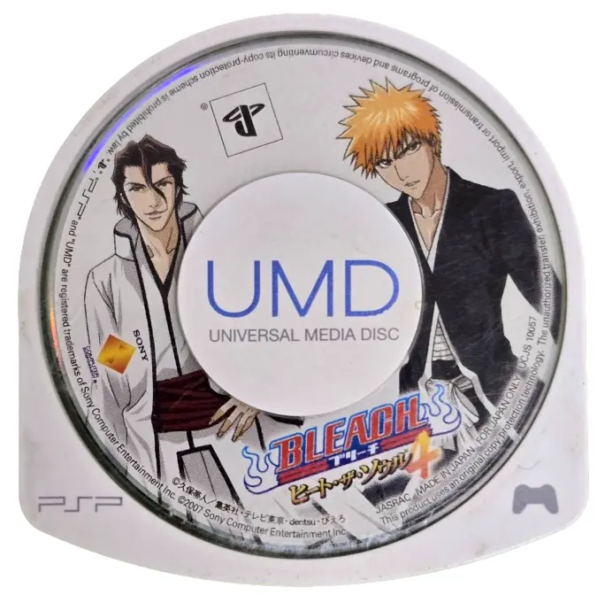 Bleach Heat The Soul 4 Sony Psp Game Disc Only (Preowned) 1