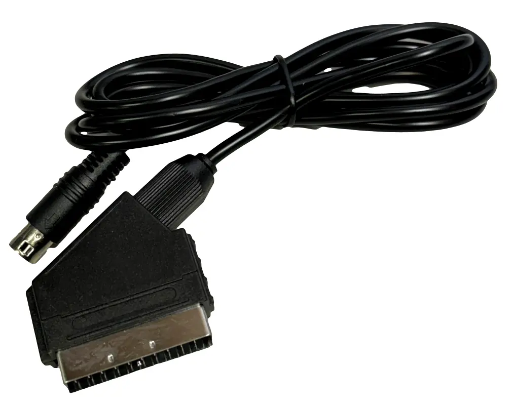 Sega Mega Drive 2 Ii Scart Cables Replacement New Aftermarket 1