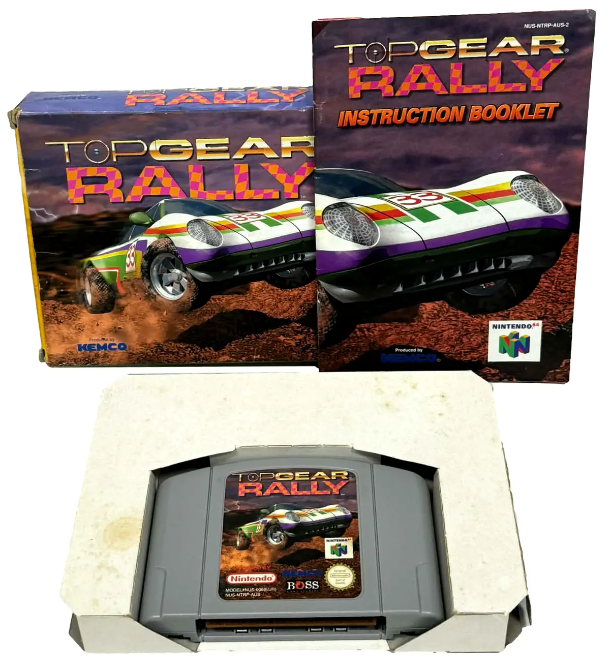 Top Gear Rally Nintendo 64 N64 Boxed Pal *Complete* (Preowned) 1