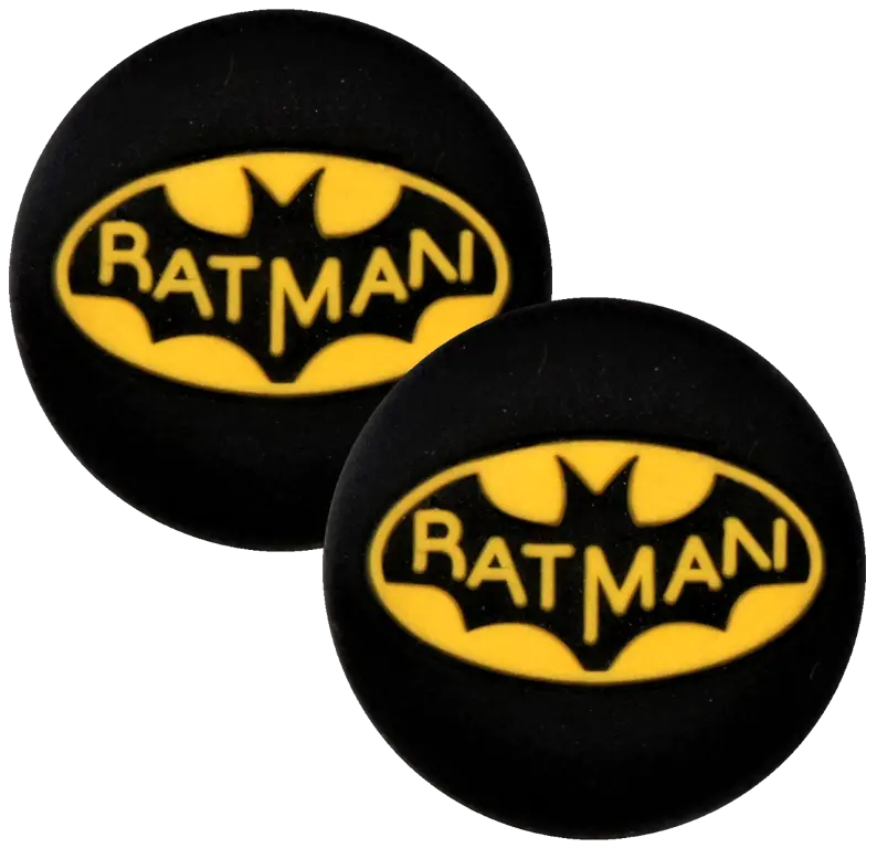 Thumb Grips X 2 For Ps4 Ps5 Xboxone Xbox Series X Toggle Cover Cap Black Batman 1