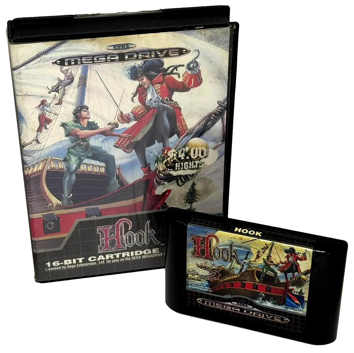 Hook Sega Mega Drive *No Manual* Ex Rental (Preowned) 1
