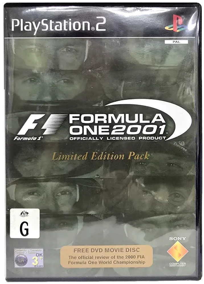 Formula One 2001 F1 Ps2 Pal *No Manual* Playstation 2 (Preowned) 1