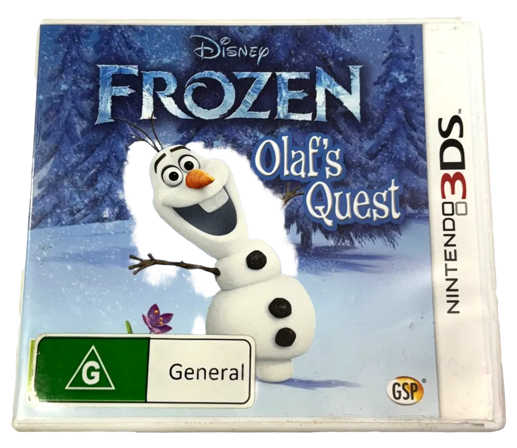 Frozen Olaf's Quest Nintendo 3Ds 2Ds Game (Preowned) 1
