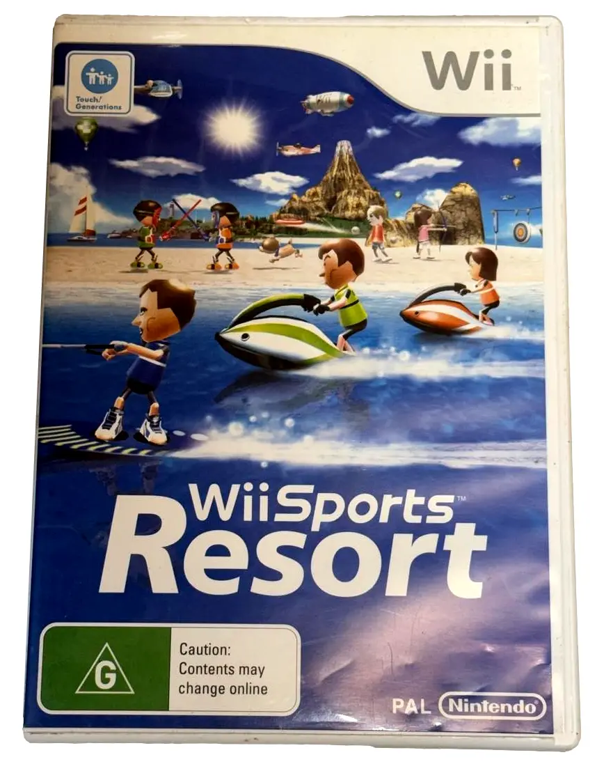 Wii Sports Resort Nintendo Wii Pal *Complete*  (Preowned) 1