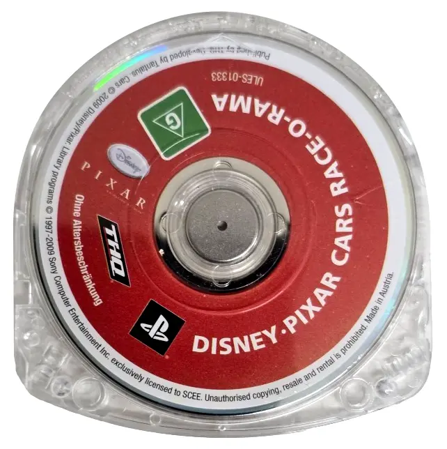 Disney Pixa Cras Race-O-Rama Sony Psp Game Disc Only (Preowned) 1