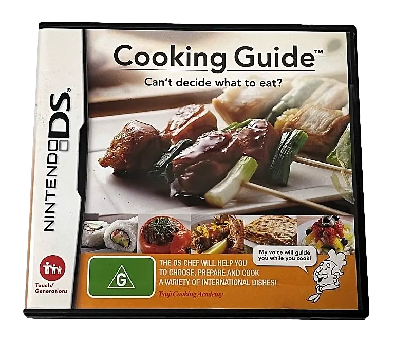 Cooking Guide Nintendo Ds 2Ds 3Ds Game *Complete* (Pre-Owned) 1