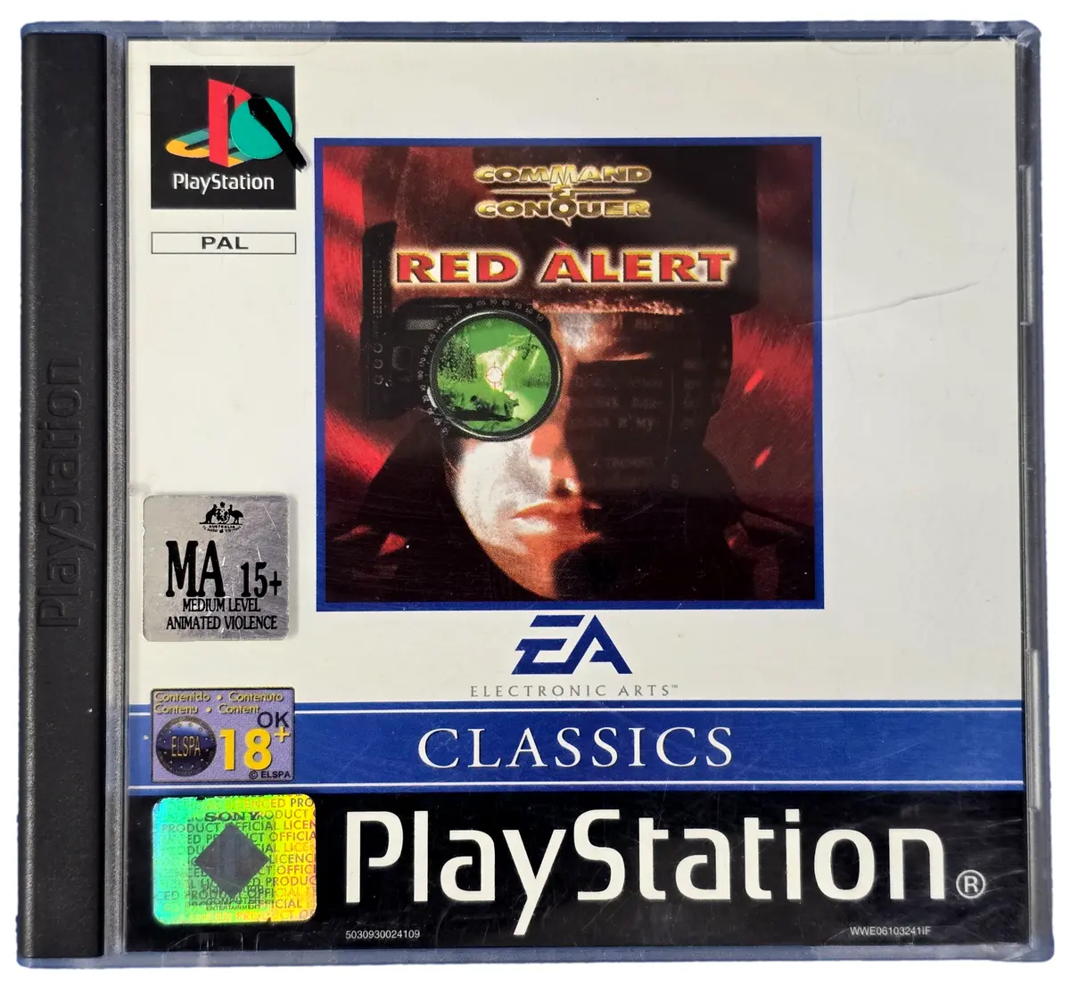 Command & Conquer Red Alert Pal Ps1 Ps2 Ps3 *Complete* Playstation (Preowned) 1