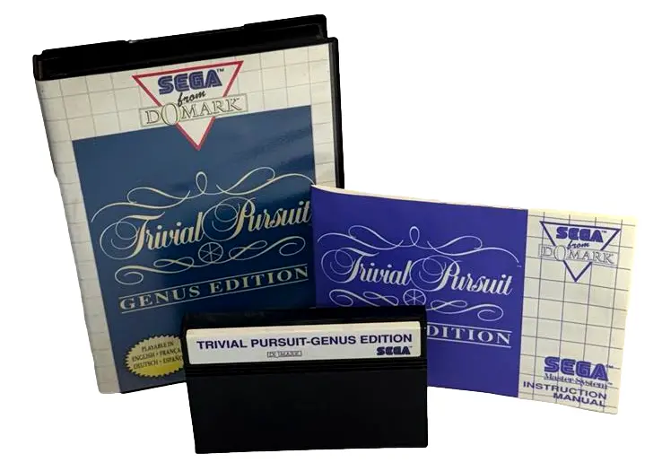 Trivial Pursuit Genius Edition Sega Master System *Complete* (Preowned) 1