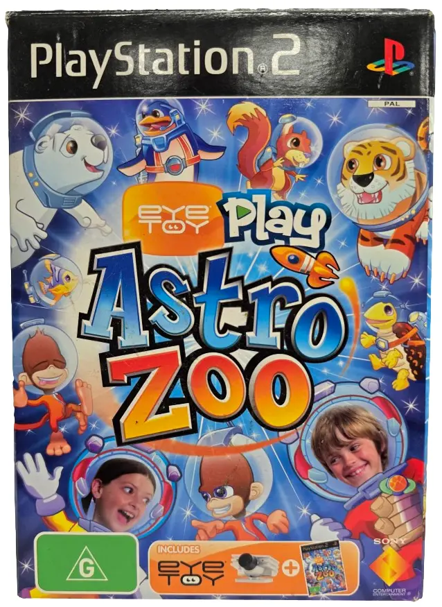 Eye Toy Play Astro Zoo Game + Camera (Platinum) Ps2 Pal Boxed Playstation 2 (Preowned) 2