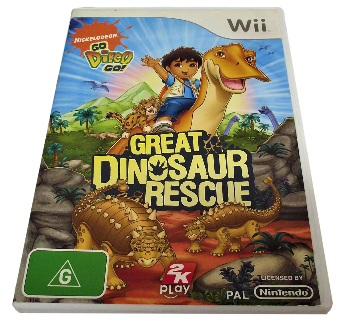 Go Diego Go Great Dinosaur Rescue Nintendo Wii Pal *Complete* (Preowned) 1