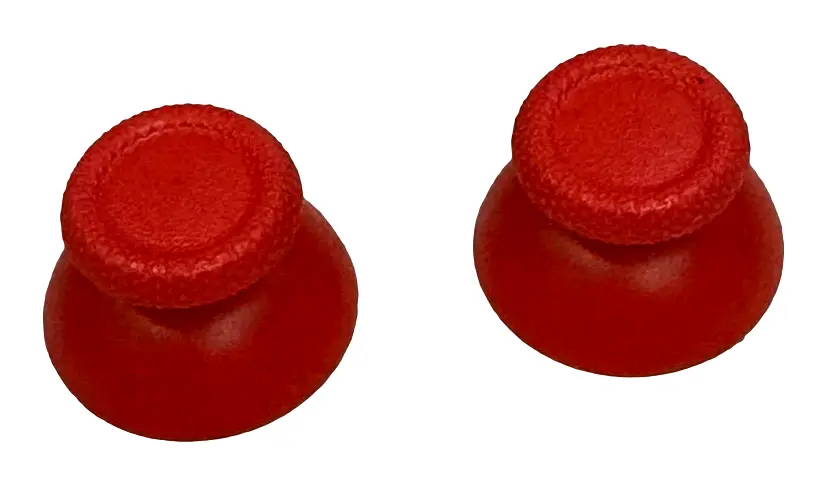 Pair Of Analog Thumbstick Caps Ps5 Playstation 5 Dual Sense Controller Joy Red 1