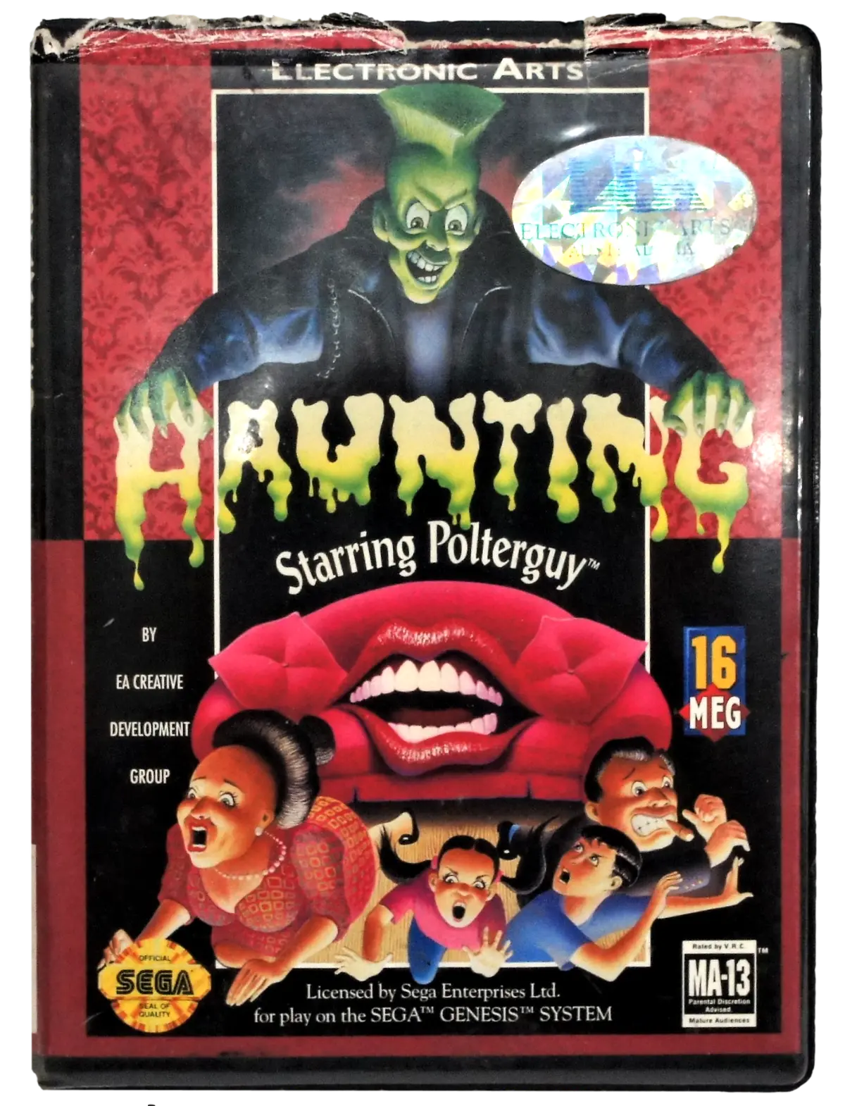 Haunting Starring Polterguy Sega Mega Drive *No Manual* (Pre-Owned) 1