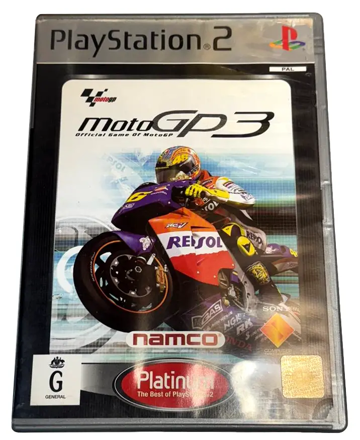 Motogp3 Moto Gp3 Ps2 Pal *Complete* Platinum (Preowned) 1