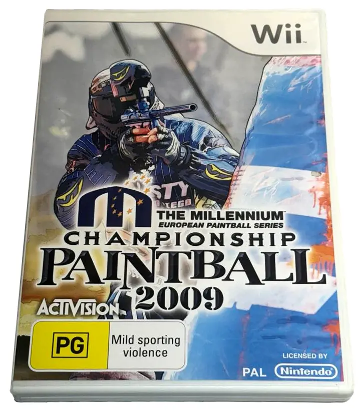 Championship Paintball 2009 Nintendo Wii Pal *Complete* (Preowned) 1
