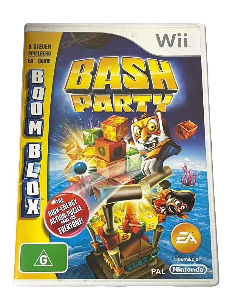 Boom Blox Bash Party Nintendo Wii Pal *Complete* (Preowned) 1
