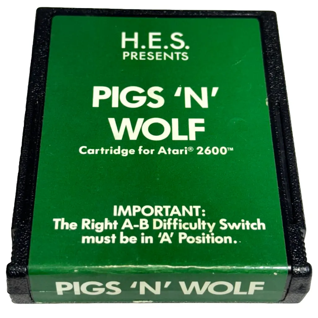 Pigs 'N' Wolf Atari 2600 *Cartridge Only* H.E.S. (Preowned) 1