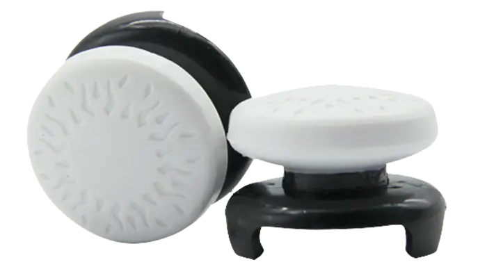 2Pcs Set Of Ps5 Toggle Thumb Caps - White 1