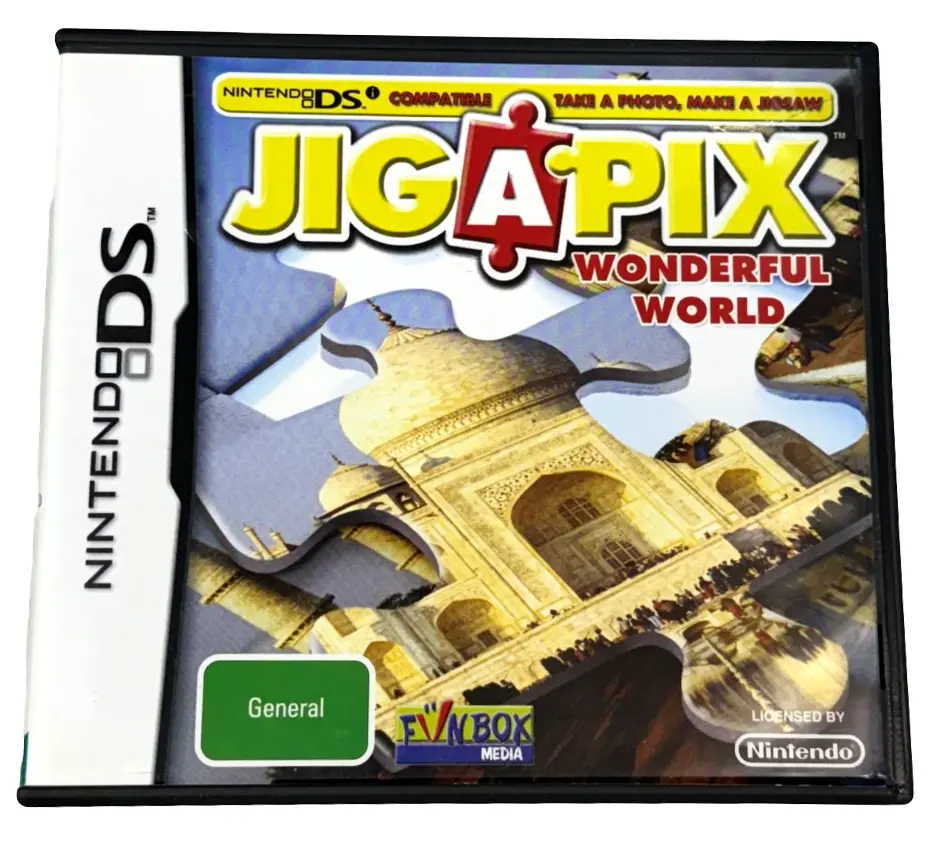 Jig A Pix Wonderful World Nintendo Ds 2Ds 3Ds Game *Complete* (Preowned) 1