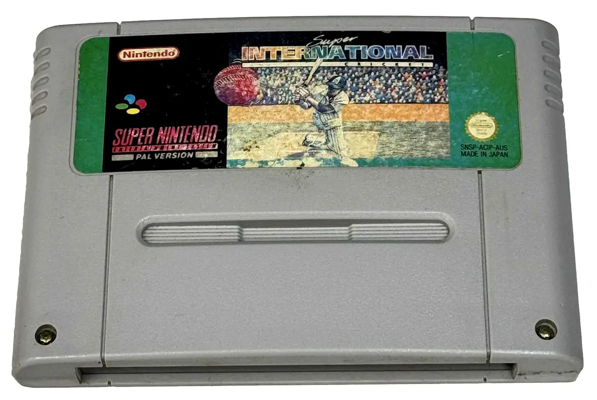 Super International Cricket Super Nintendo Snes Pal (B Grade Label) #2 (Preowned) 1