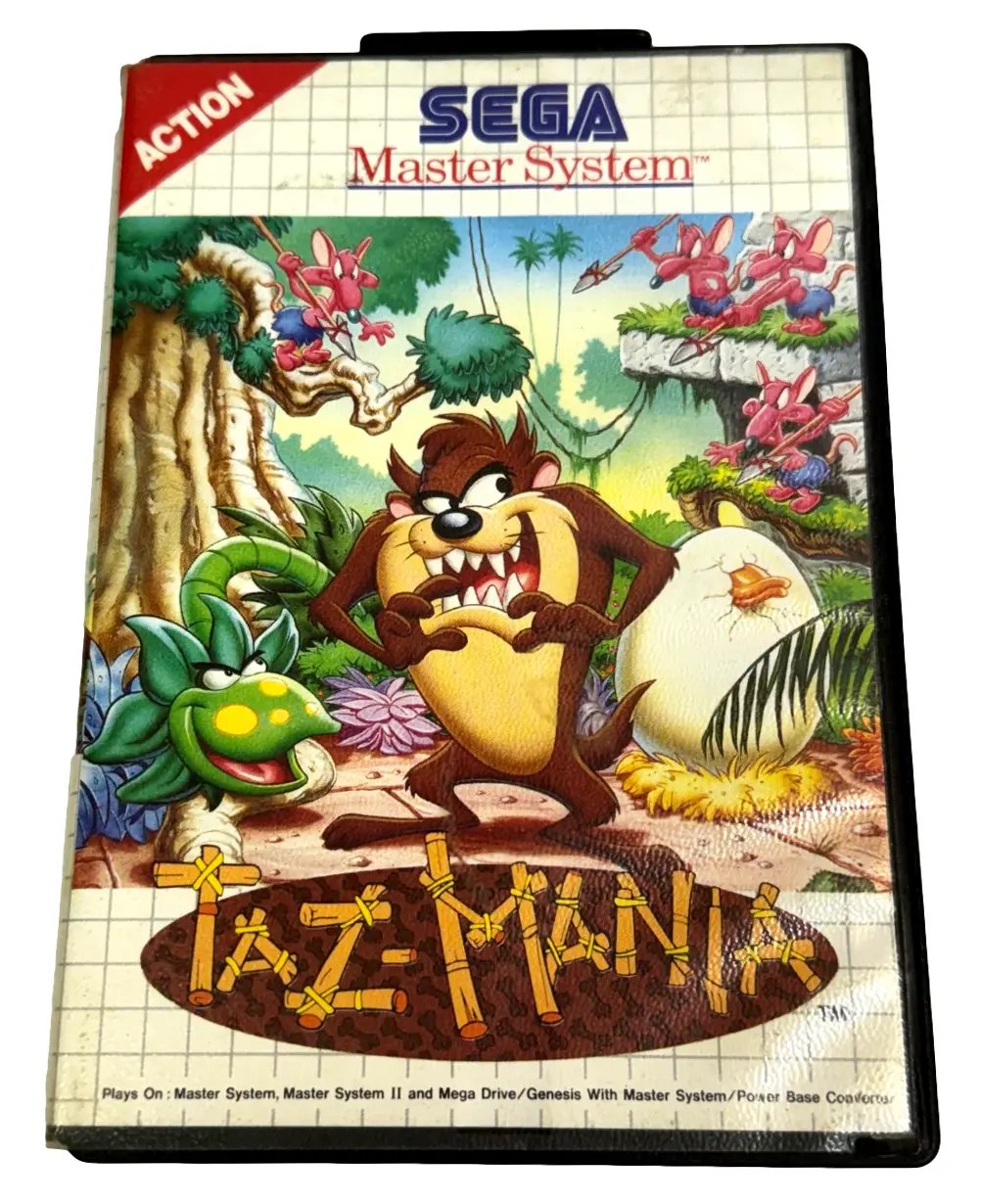 Taz-Mania Sega Master System *Complete* (Preowned) 1