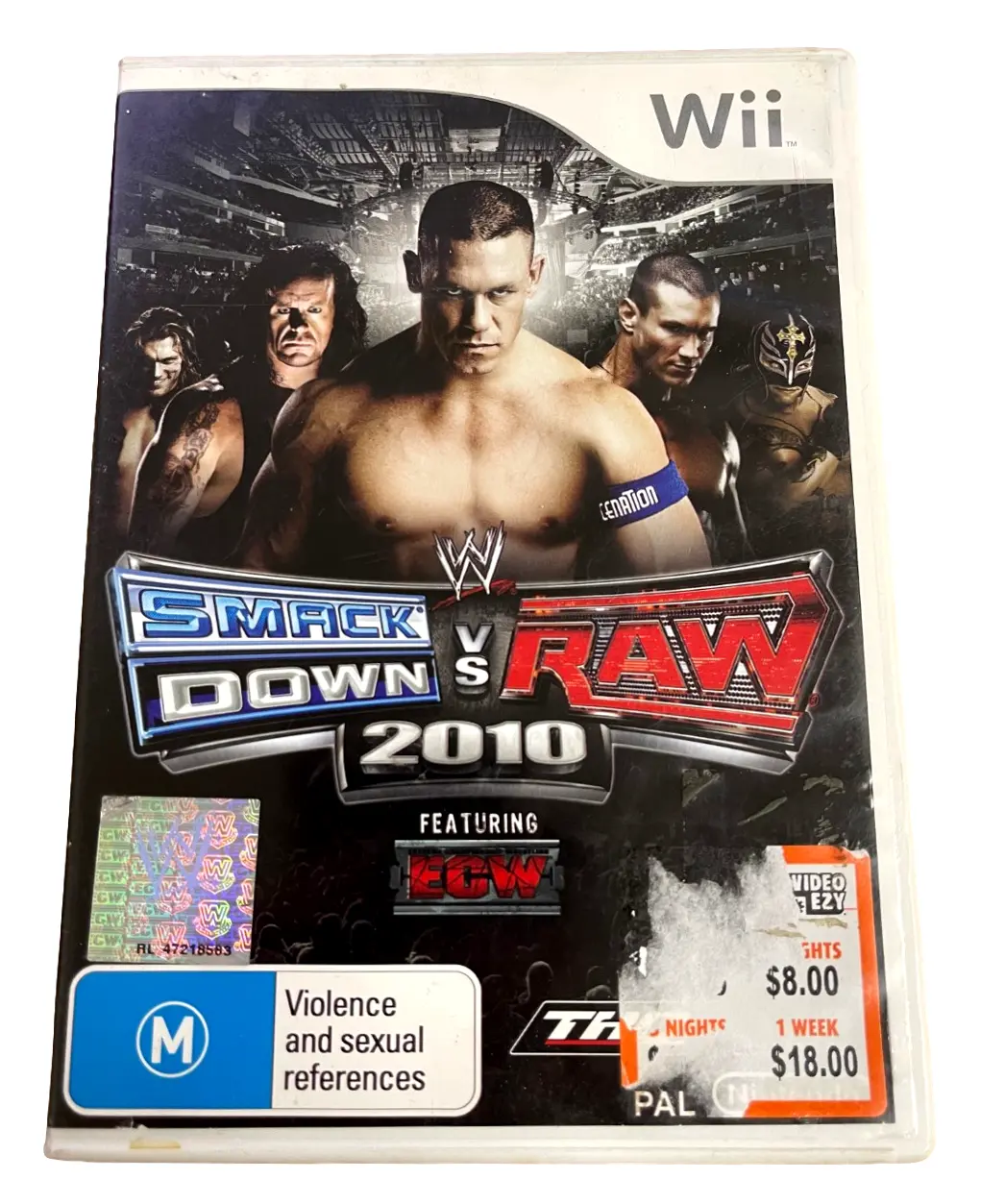 Smack Down Vs Raw 2010 Nintendo Wii Pal *Ex Rental* (Pre-Owned) 1