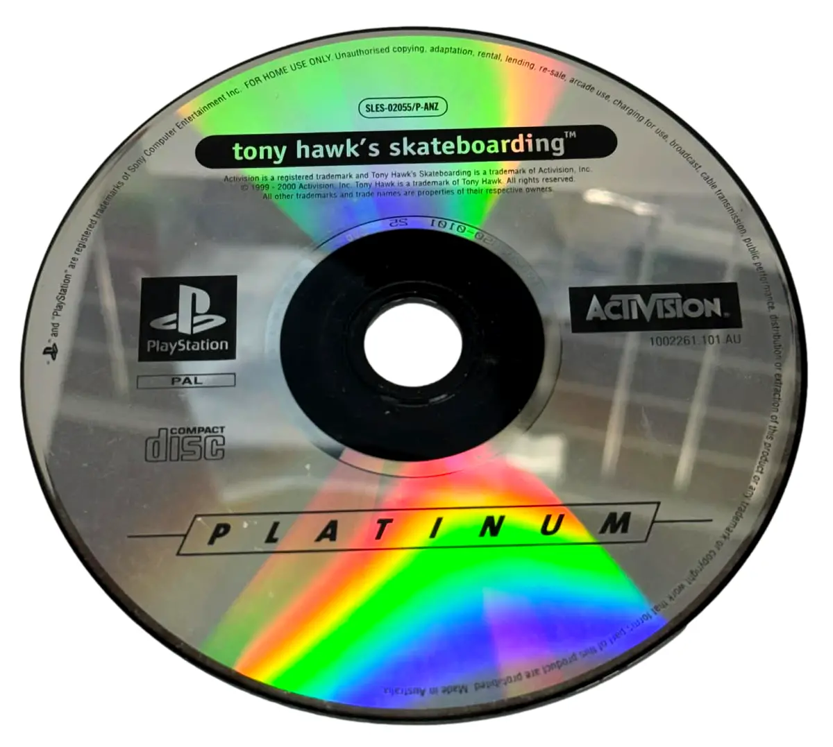 Tony Hawk's Skateboarding Platinum Ps1 Ps2 Ps3 Pal *Disc Only* (Preowned) 1