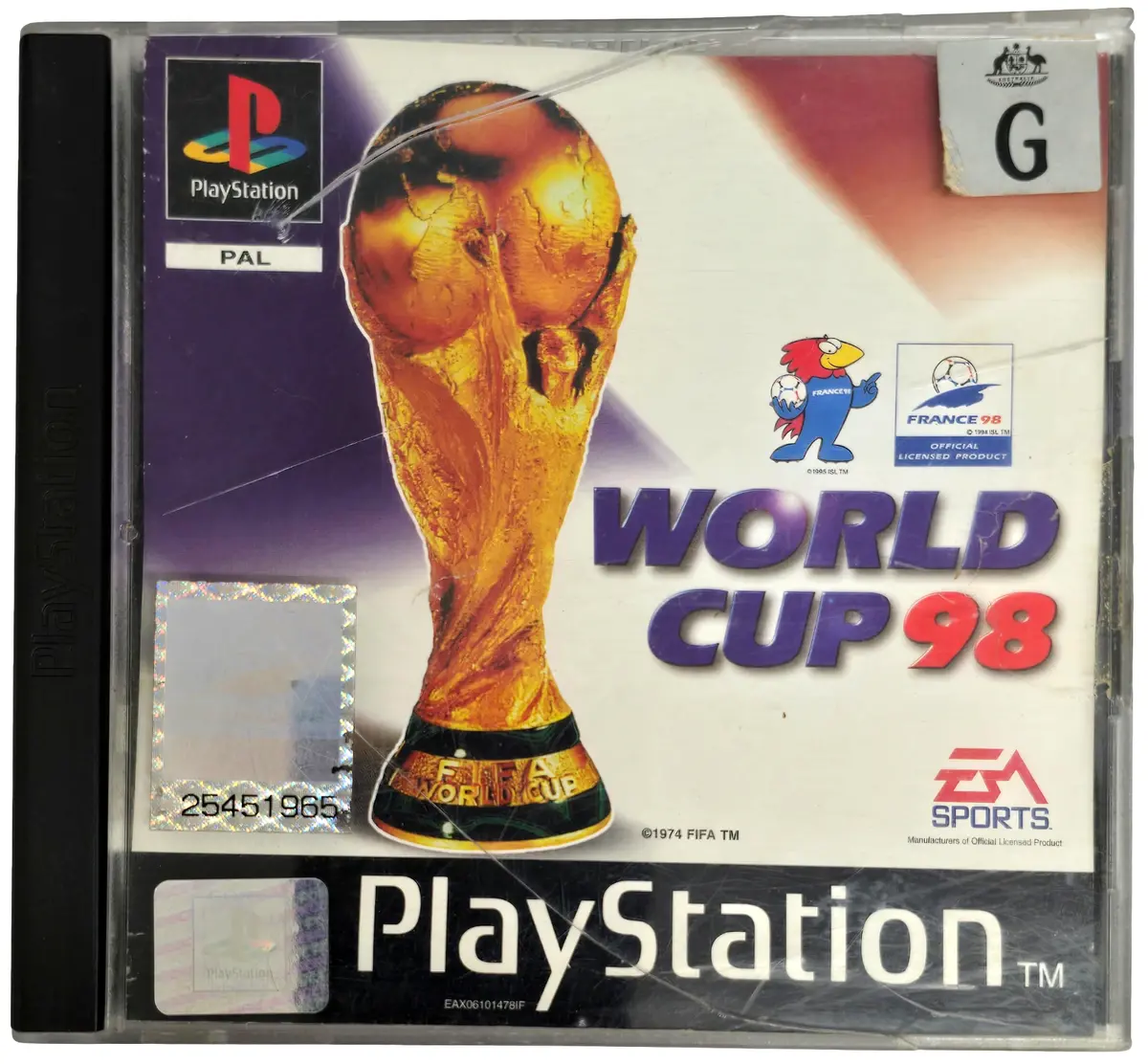 World Cup 98 Ps1 Ps2 Ps3 Pal *Complete* Playstation (Preowned) 1