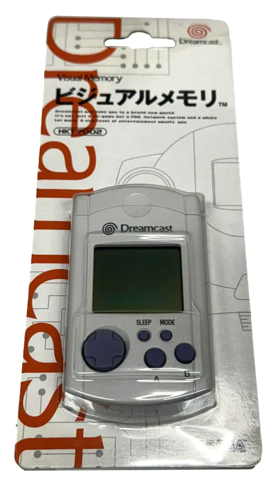 Genuine Sega Dreamcast Vmu Ntsc Pal  White Hkt7000 Like New, Japanese (Preowned) 1