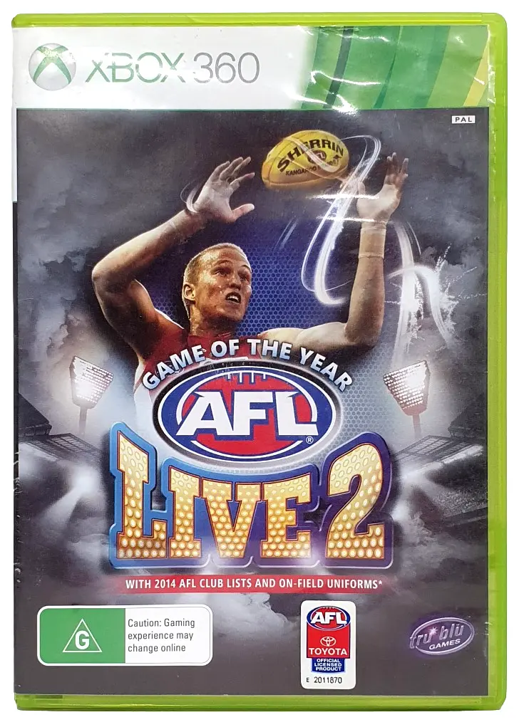 Goty Afl Live 2 Xbox 360 Pal Xbox360 (Preowned) 1