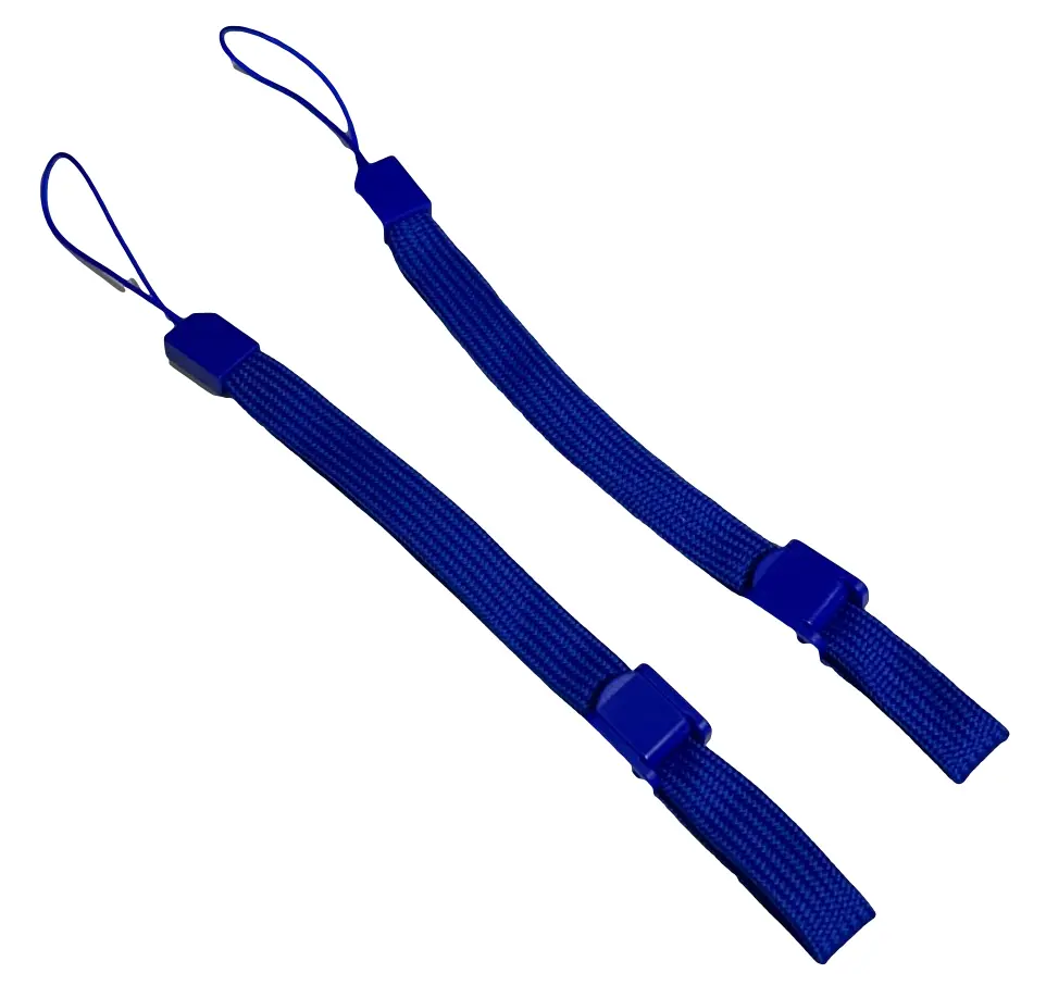 2 X Replacement Nintendo Wii Wristband Lanyard Strap Wii U Dark Blue 1