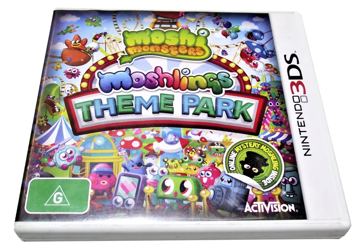 Moshi Monsters Moshlings Theme Park Nintendo 3Ds 2Ds Game (Pre-Owned) 1