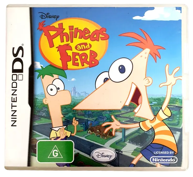 Phineas And Ferb Nintendo Ds 3Ds Game *No Manual* (Pre-Owned) 1