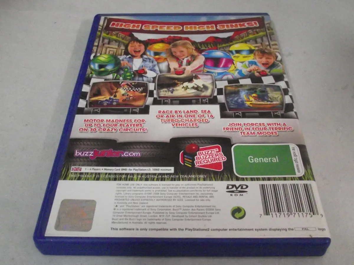 Buzz Ps2 Playstation 2 Ultimate Selection Pal Games Buzz Junior (Preowned) 12