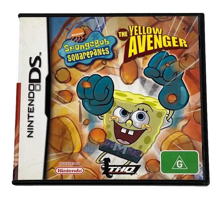Spongebob Squarepants The Yellow Avenger Nintendo Ds Game *Complete* (Pre-Owned) 1