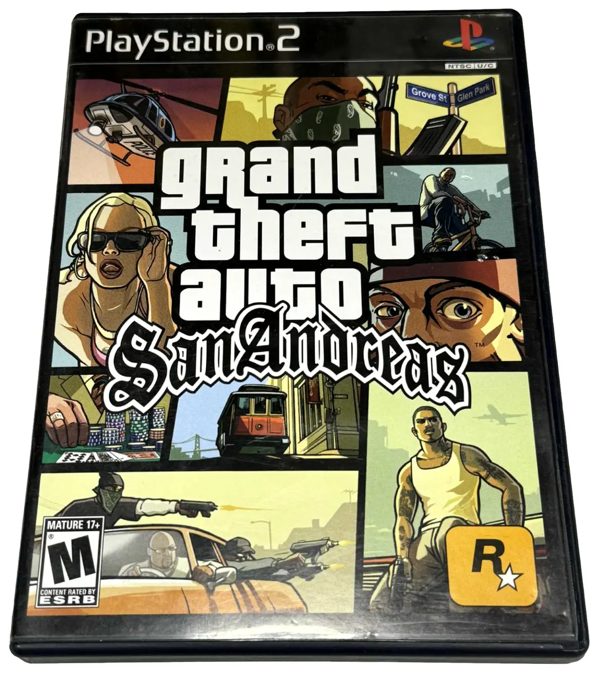 Grand Theft Auto: San Andreas Ps2 Ntsc Us/Can Playstation 2 *No Map No Manual* (Preowned) 1