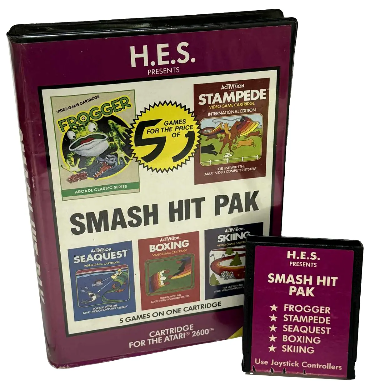 Smash Hit Pak Atari 2600 *Complete* Hes #2 (Preowned) 1