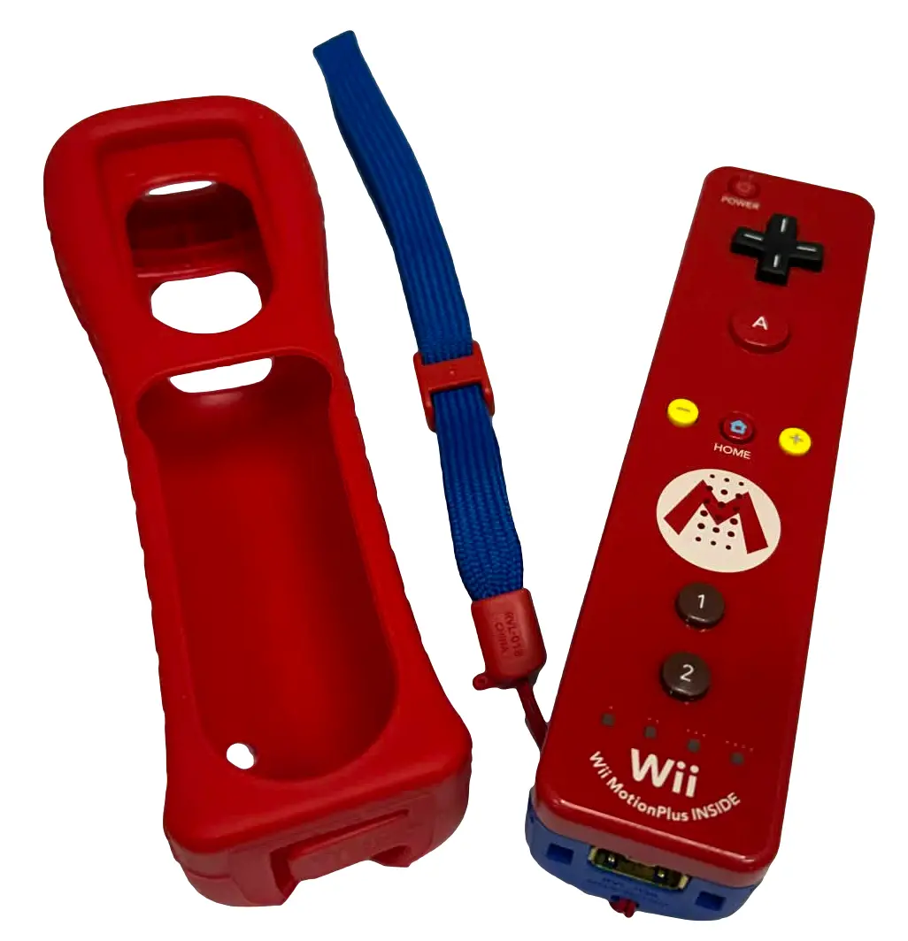 Genuine Mario Nintendo Wii White Controller Remote Wand Rvl-003 Wii Mote 1