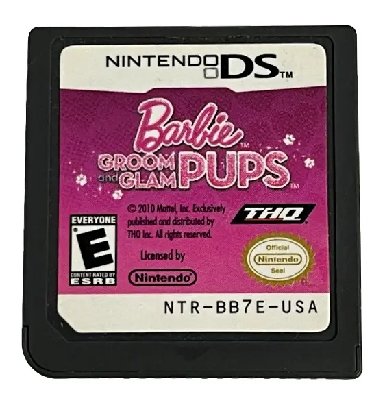 Barbie Groom And Glam Pups Nintendo Ds 2Ds 3Ds Game *Cartridge Only* (Pre-Owned) 1