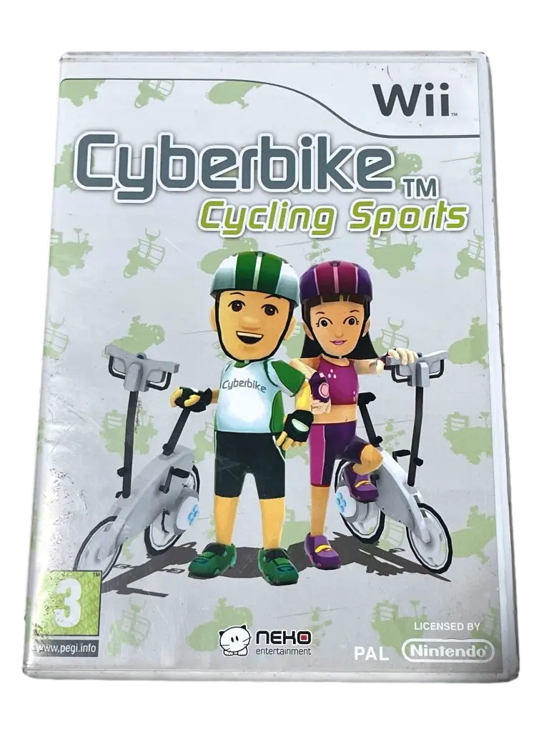 Cyberbike Cycling Sports Nintendo Wii Pal *Complete* Wii U (Pre-Owned) 1