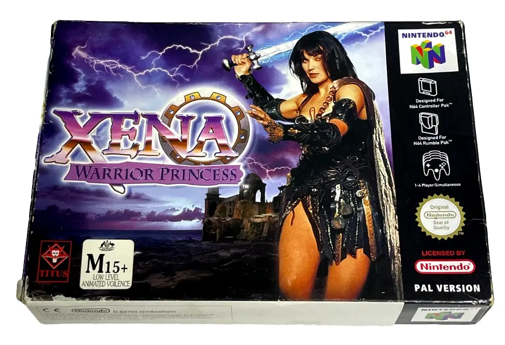 Xena Warrior Princess Nintendo 64 N64 Boxed Pal *No Manual* (Preowned) 1