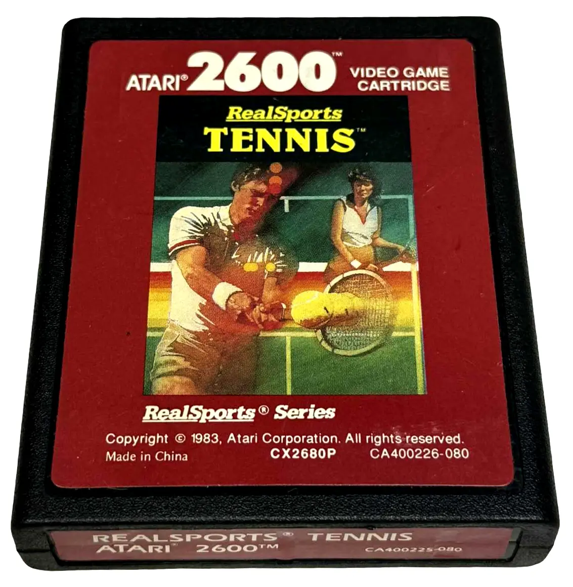 Realsports Tennis Atari 2600 *Cartridge Only* #2 (Preowned) 1