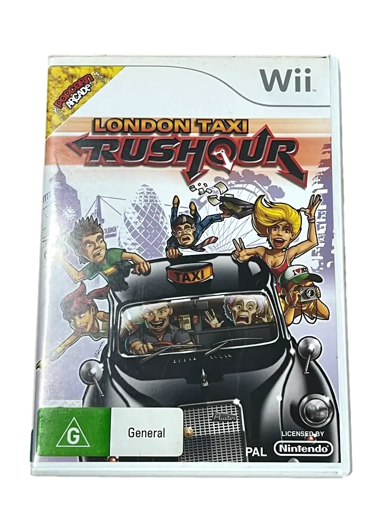 London Taxi Rush Hour Nintendo Wii Pal *Complete*  (Pre-Owned) 1