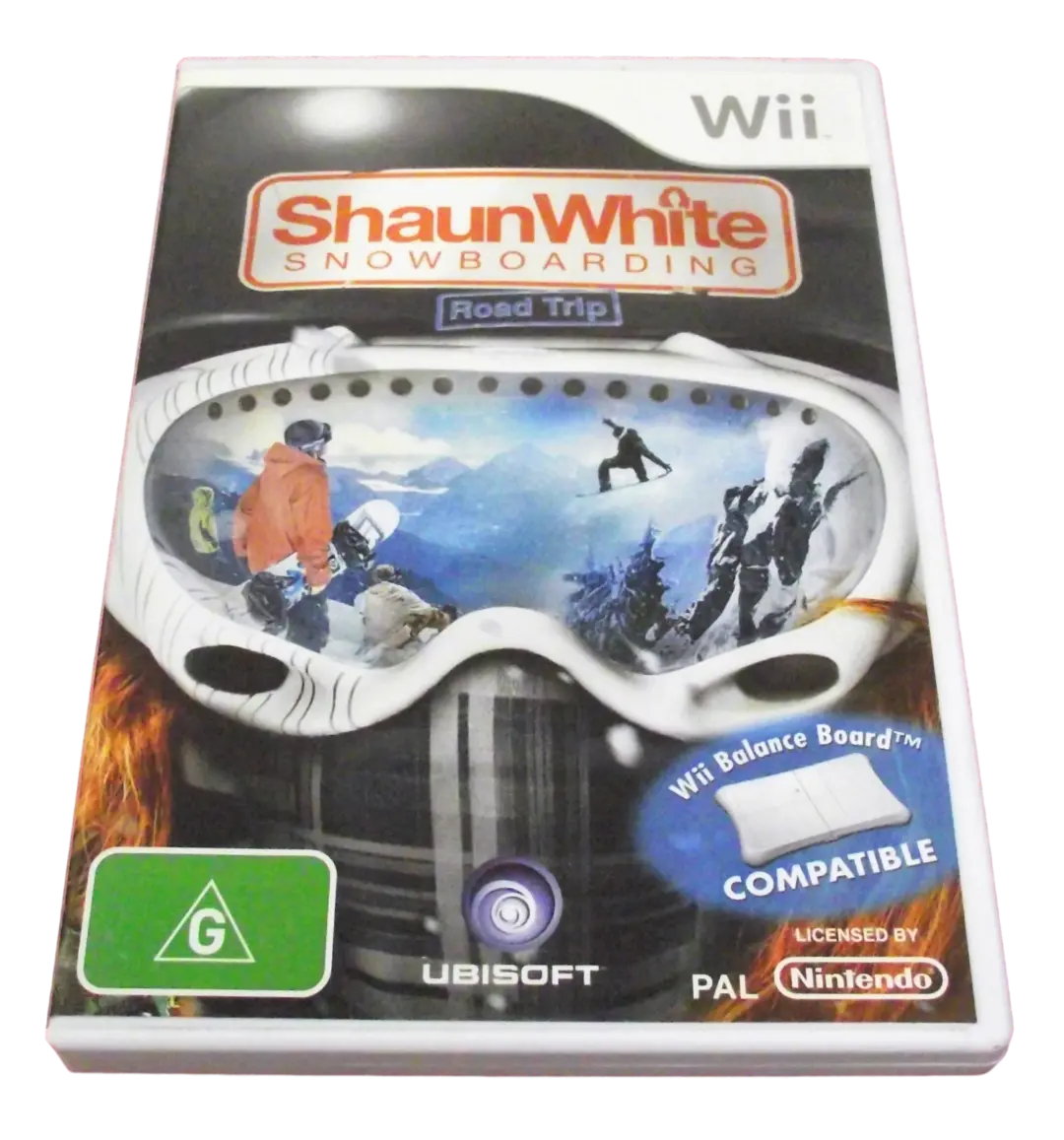 Shaun White Snowboarding Road Trip Nintendo Wii Pal *Complete*  (Preowned) 1