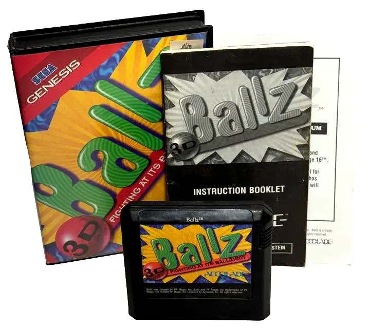 Ballz Sega Mega Drive *Complete* Genesis Region Free (Preowned) 1