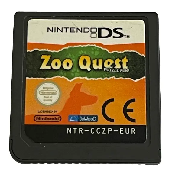 Zoo Quest Puzzle Fun Nintendo Ds 2Ds 3Ds *Cartridge Only* (Preowned) 1