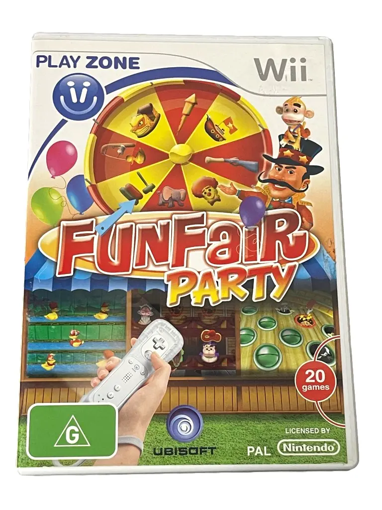 Funfair Party Nintendo Wii Pal *Complete* (Preowned) 1