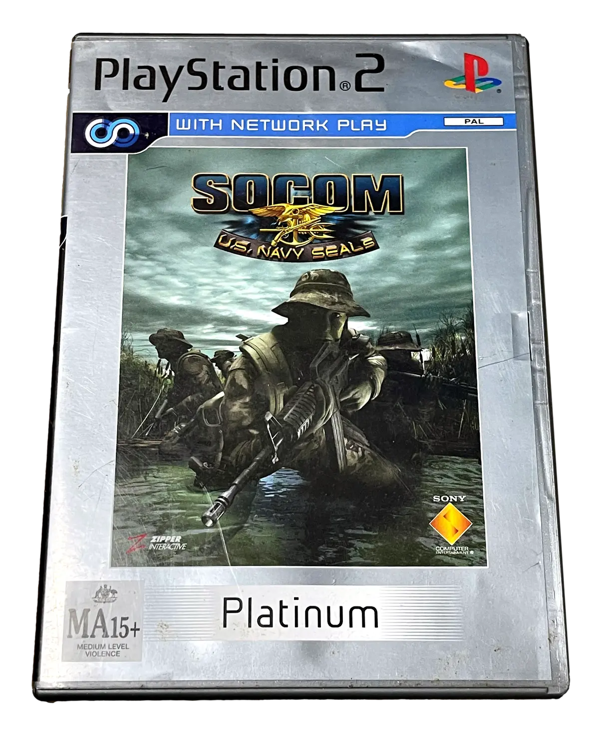 Socom Us Navy Seals (Platinum) Ps2 Pal *No Booklet* (Preowned) 1