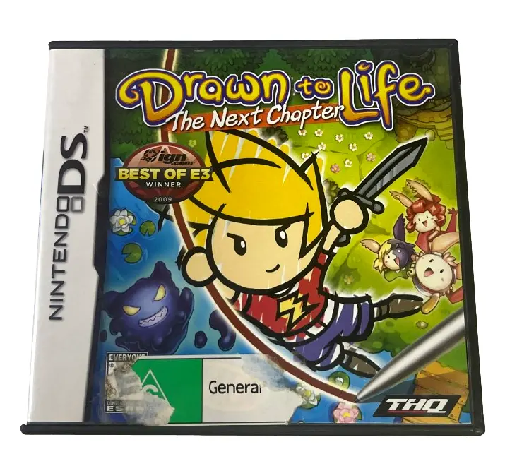 Drawn To Life The Next Chapter Nintendo Ds 3Ds Game *Complete* (Preowned) 1