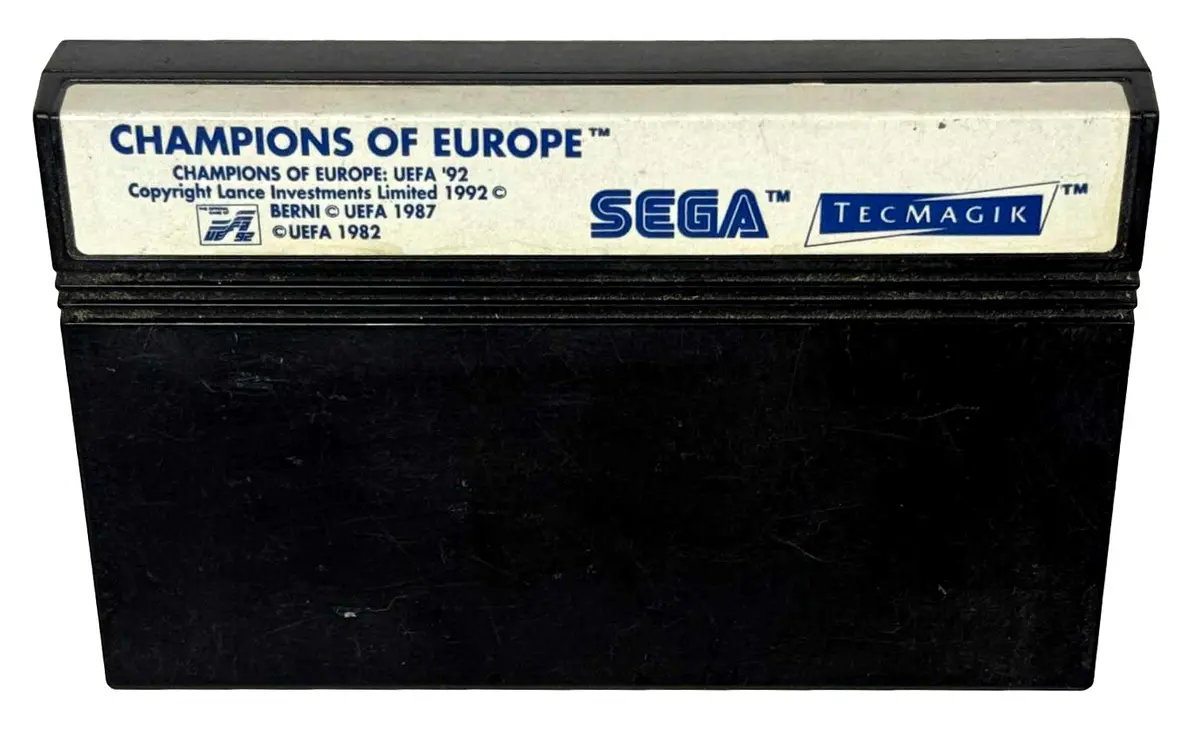 Champions Of Europe Sega Master System *Cartridge Only* (Preowned) 1